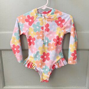 Banana Boat Floral Swimsuit • 2T